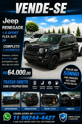 Jeep Renegade Sport 1.8 4X2 Flex 16V Aut. 2021