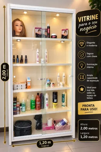 Vitrine Para Salao De Beleza 