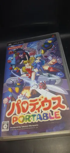 Parodius Portable Konami [PSP] Completo (CIB)  Raro