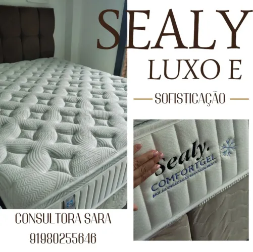 COMFORT GEL SEALY CONFORTO INCOMPARÁVEL