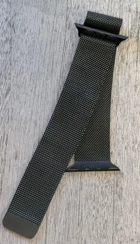 Pulseira Original Apple Watch 44mm - Malha Metálica (Estilo Milanese)
