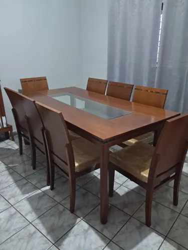 Mesa 8 cadeiras, balcão