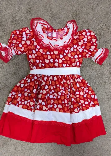 Vestido de festa junina veste .4 5 anos