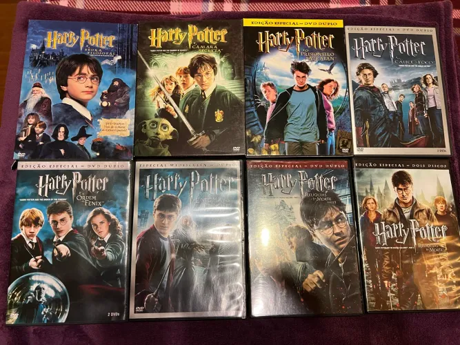 Harry Potter - todos os filmes em DVD