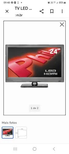 Tv philco monitor23p