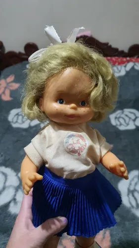Boneca Antiga anos 80 Lu Colegial Estrela