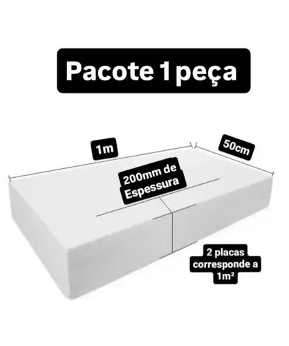 Placa Bloco de Isopor para Isolamento/Preenchimento (20mm)