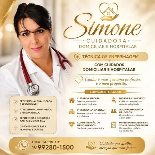 Cuidadora e enfermagem