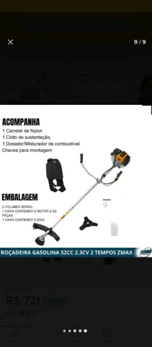 Roçadeira zr52x