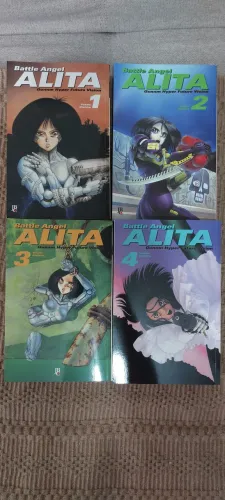 Mangá Battle Angel Alita COMPLETO vol 01 ao vol 04