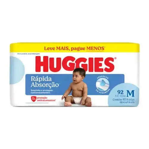 Fralda Huggies Absorção Absoluta