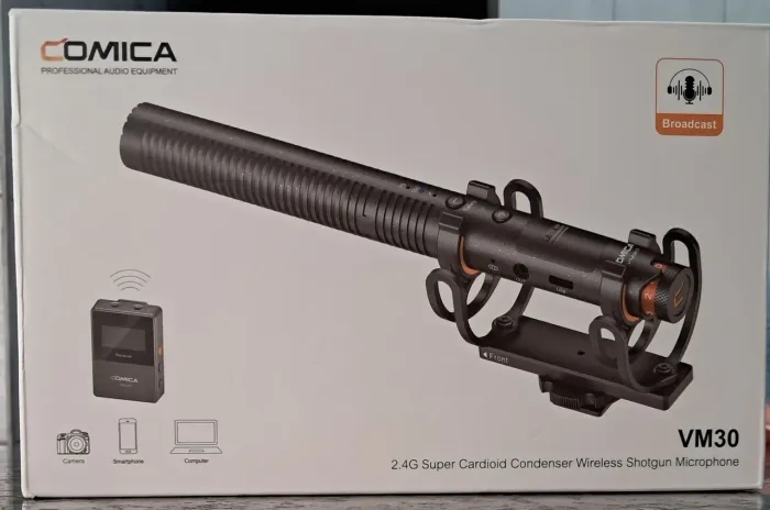 Microfone sem fio profissional COMICA VM30
