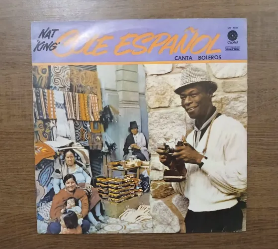Disco de Vinil LP Nat King Cole - Cole Español Canta Boleros Capitol