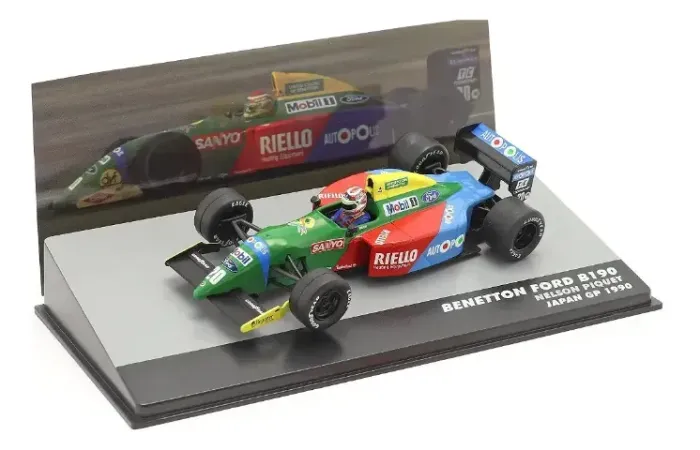 Fórmula 1 Ford B190 Nelson Piquet Winner Japan 1990 1:43