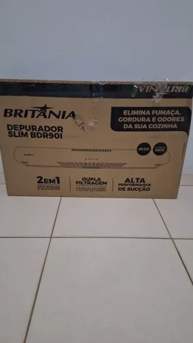Depurador Britânia Slim BDR90I 90cm Inox - NOVO