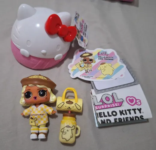 L.O.L lol Surprise Sanrio Hello Kitty and Friends Pompompurin Puddin Cachorro