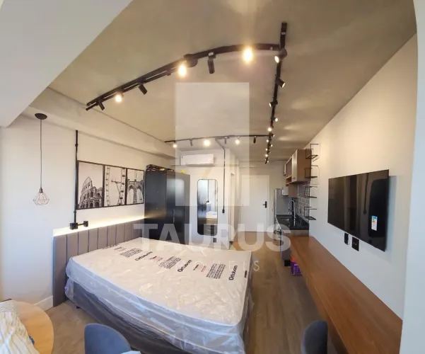 Studio mobiliado para alugar com 25,58m², na Vila Olimpia, São Paulo-SP