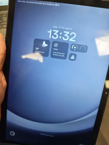 Tablet Galaxy tab A9+ 5g com caixa
