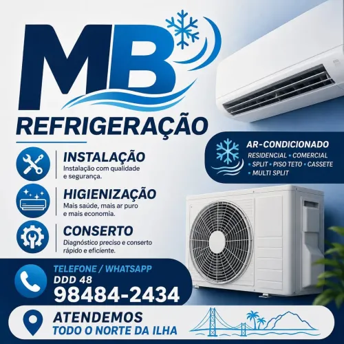 Refrigeração instalação de ar condicionado