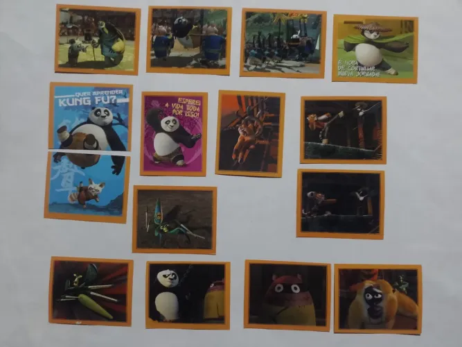 FIGURINHAS KUNG FU PANDA - ED. ABRIL