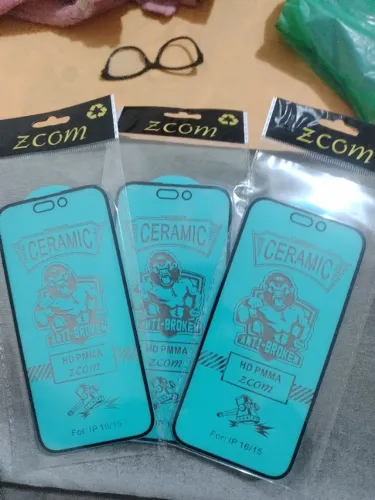Película de cerâmica iPhone 15 e 16