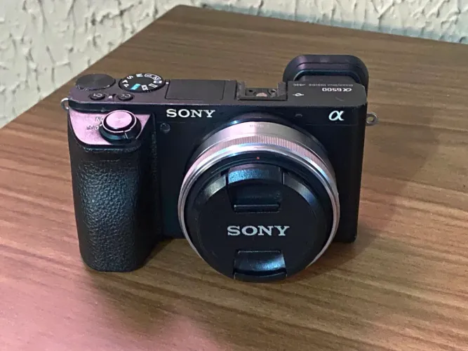 Câmera Sony Alpha a6500 4K + Lente + Adaptador Sigma MC-11 + 6 Baterias (Kit Completo!)