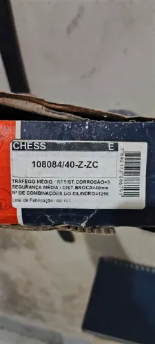 Fechadura de porta completa modelo chess Arouca