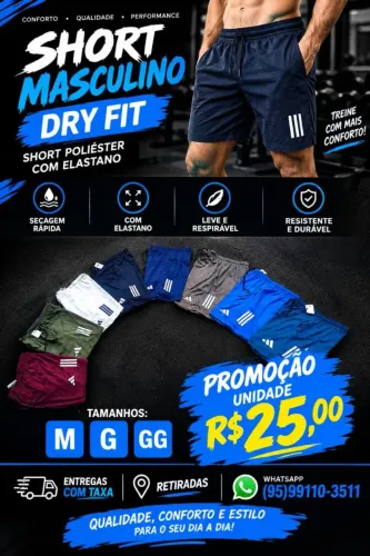 Short masculino