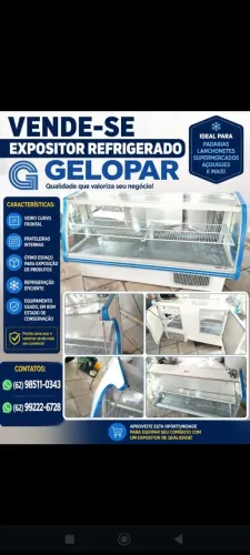 Balcão expositor refrigerado gelopar 