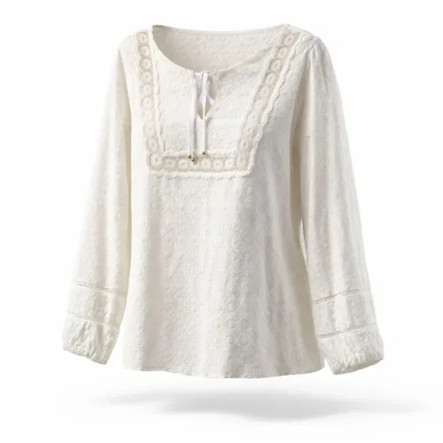 Blusa Off White Plus Size