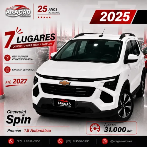 Chevrolet Spin Premier 1.8 8V Econo.flex 5P Aut. 2025