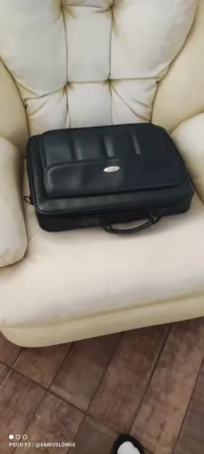 Maleta Executiva, Mala de Ma?o, Terno, Viagem, Notebook Ate? 17 Couro Sinte?tico