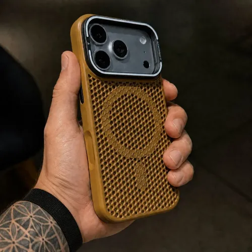 Capa Dissipadora de Calor Premium para iPhone 14, 15, 16 e 17 Pro Max