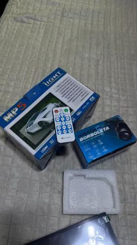 mídia para carro com câmera
