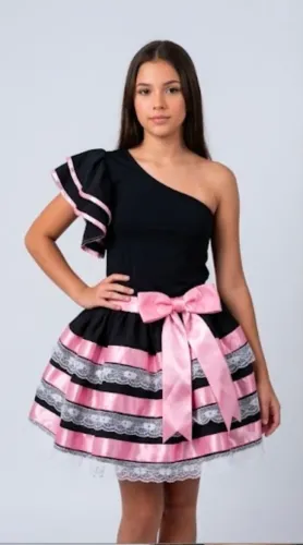 Excelente Vestido de quadrilha para jovens de 12 a 15 anos 