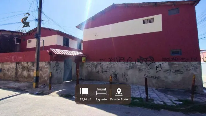 Casa de vila no Cais do Porto com 01 quarto para aluguel, 32,01 m²