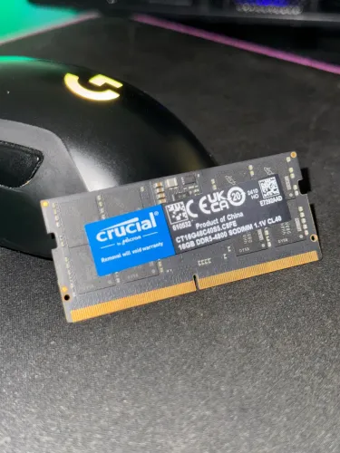 Memória RAM 16GB Crucial DDR5 Notebook 4800mhz