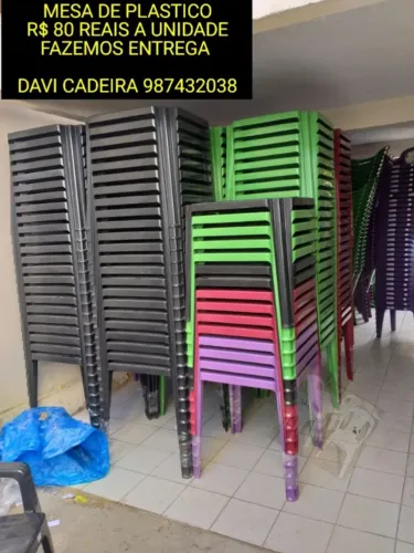 MESA DE PLASTICO N T ENTREGO HJ HOJE