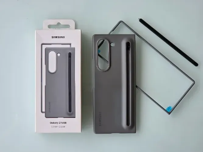 Capa Galaxy Z Fold6 Silm + S Pen (cinza)