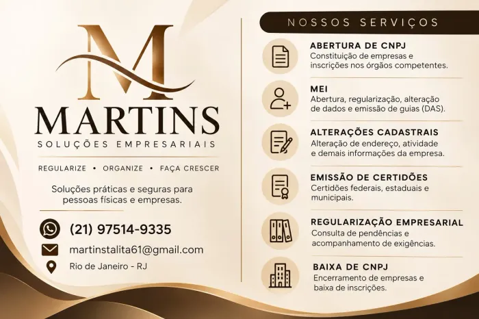 Abertura de MEI e CNPJ | Regularização de Empresas