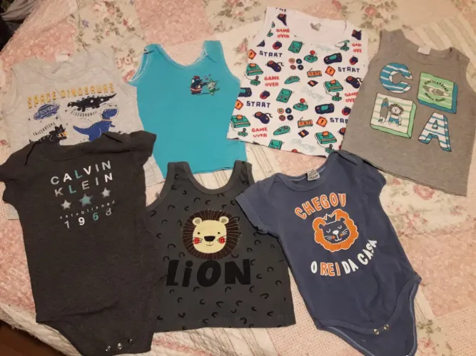 Roupas para bebê menino RN P M