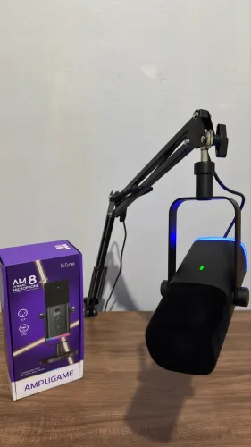 Microfone Fifine AM8 + Braço Articulado