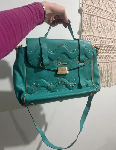 BOLSA DE COURO CARMEN STEFFENS