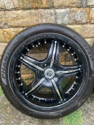 Rodas NOVAS Pdw Optic Z aro 17 com Pneu Pirelli Phantom 