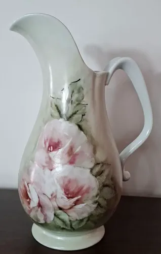 Vaso Grande em Porcelana Pintado à mão