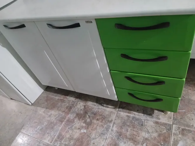Vendo balcão de cozinha de aço 