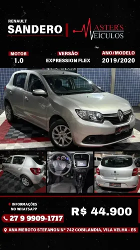 Renault Sandero Expression Flex 1.0 12V 5P 2020