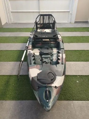 Caiaque Caiman 100 + Motor Toyama 6.5HP + Diversos Acessórios (Completo p/ Uso)