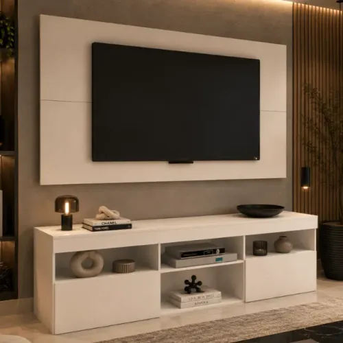 PROMOÇÃO Rack com Painel para TV ate 65 Pol. NOVO