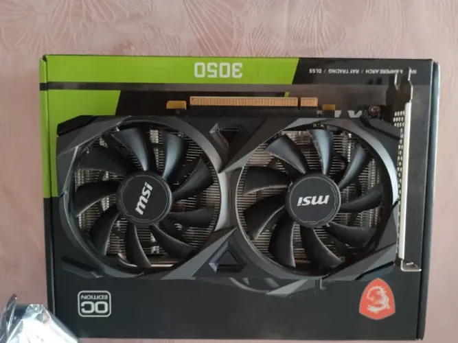 Rtx 3050 8g nova 1 ano de uso